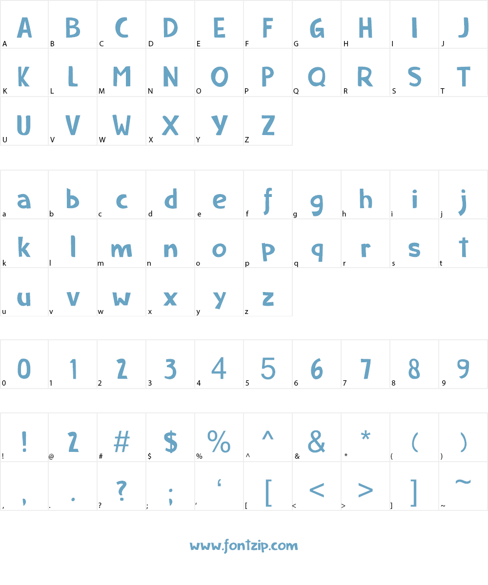 Ice Cream Man DEMO Font Character